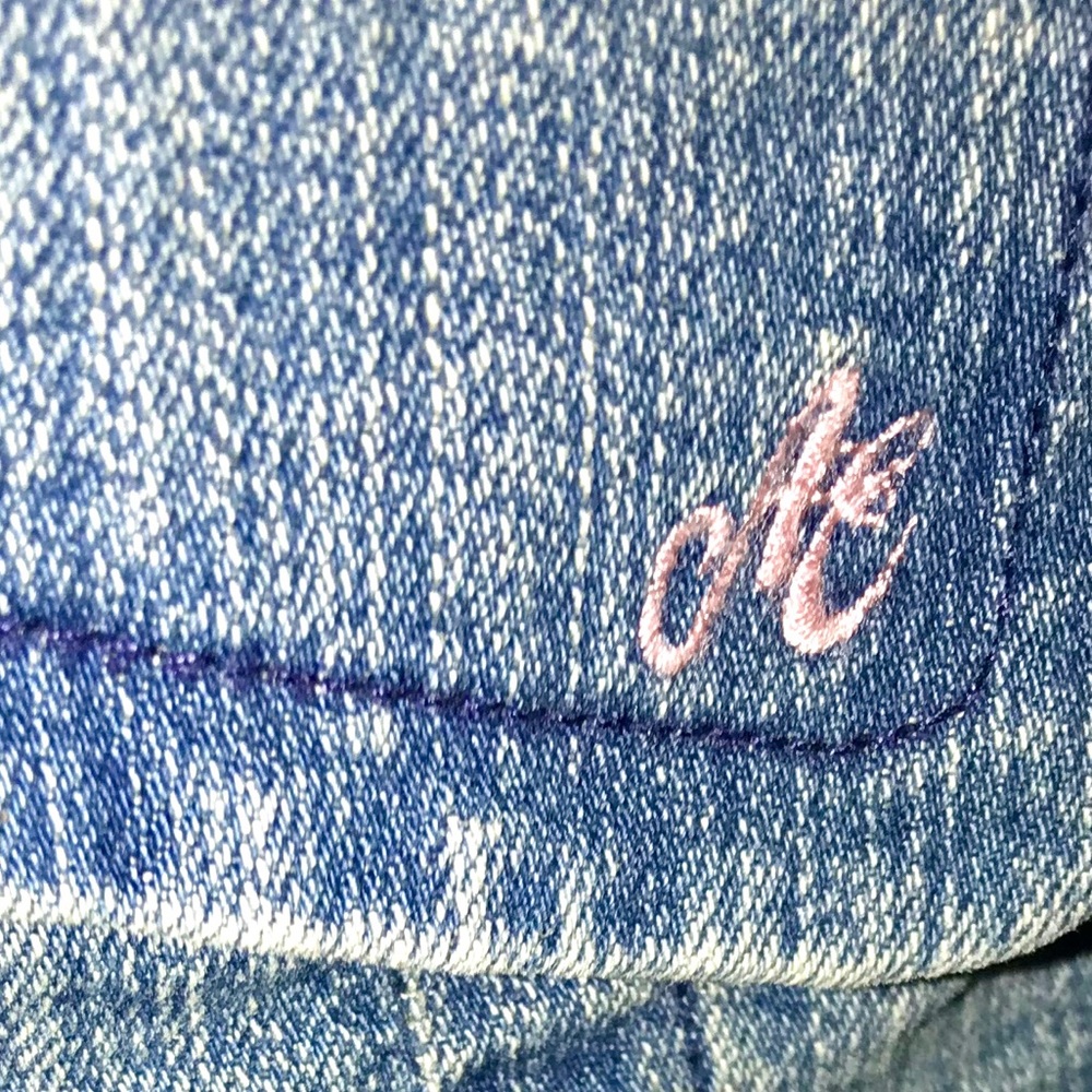 AMERICAN EAGLE Jean Denim Jacket Blazer - Picture 4 of 6